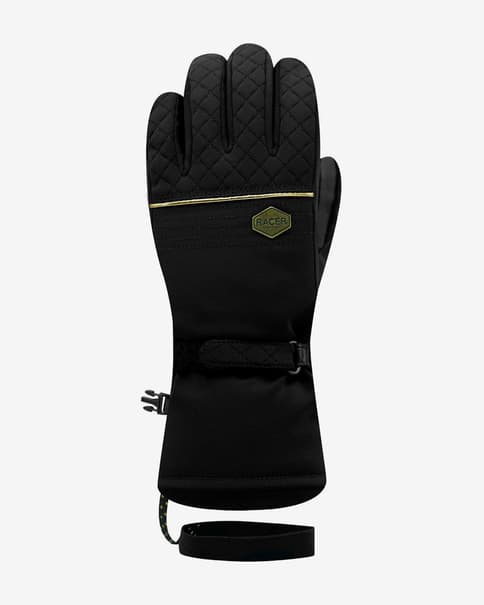 Guantes Racer G Snow 5 negro amarillo mujer