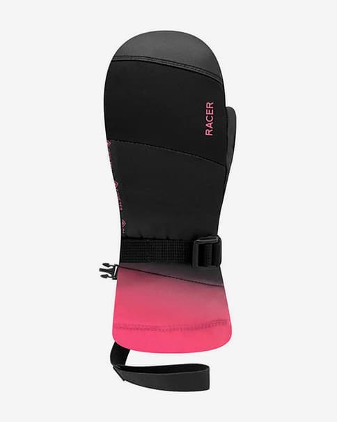 Manoplas Racer Migas 6 GORE-TEX negro rosa infantil