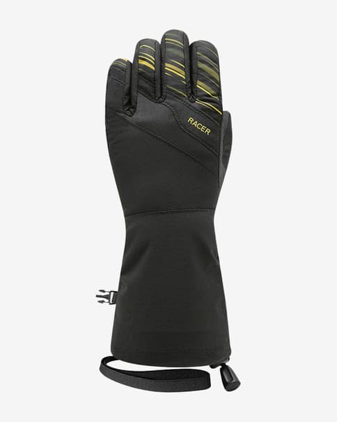Guantes Racer Okow 4 negro verde infantil