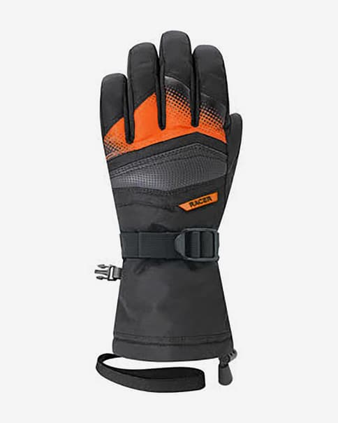 Guantes Racer Venom 4 negro naranja infantil
