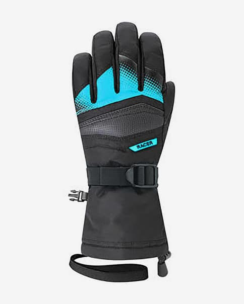 Guantes Racer Venom 4 negro azul infantil