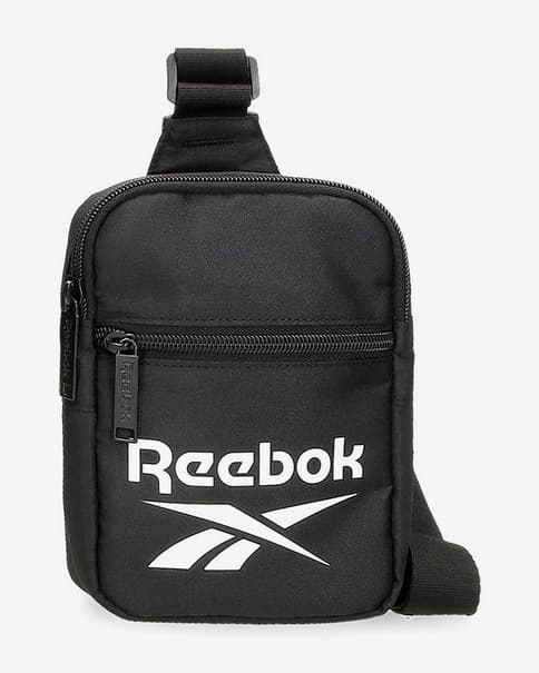 Bandolera Reebok Ashland negro puro blanco