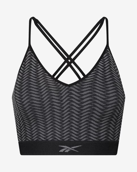 Sujetador Reebok Ashletta negro gris