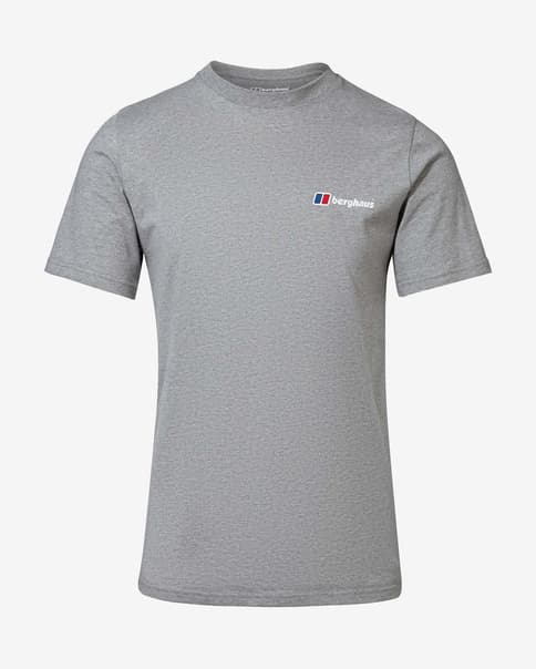 Camiseta Berghaus Front & Back Logo manga corta gris claro