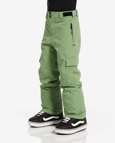 Pantalón largo Rehall Edge-R verde claro infantil