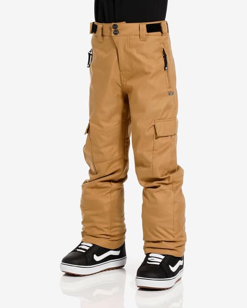 Pantalón largo Rehall Edge-R marrón claro infantil