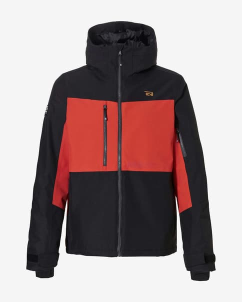 Chaqueta con capucha Rehall GERI-R negro rojo