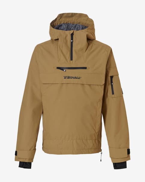 Chaqueta con capucha Rehall ARTRIX-R marrón