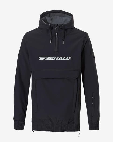 Rehall BEAR-R Hoodie Black White