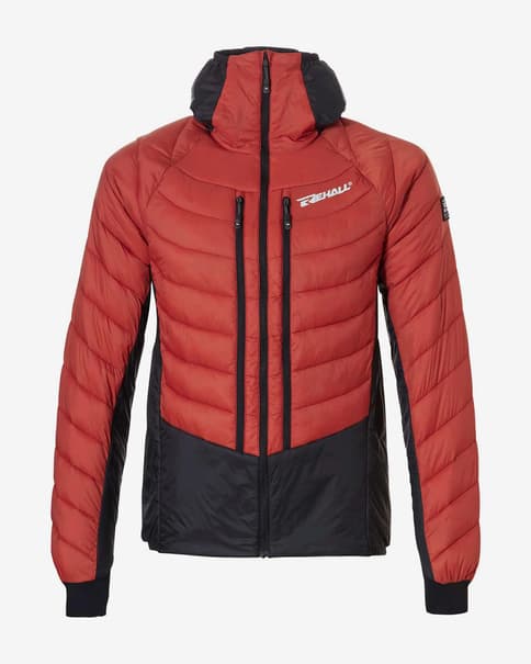 Chaqueta con capucha Rehall POKE-R rojo negro