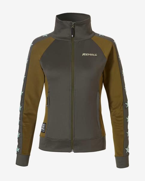 Chaqueta Rehall TESS-R negro verde caqui mujer