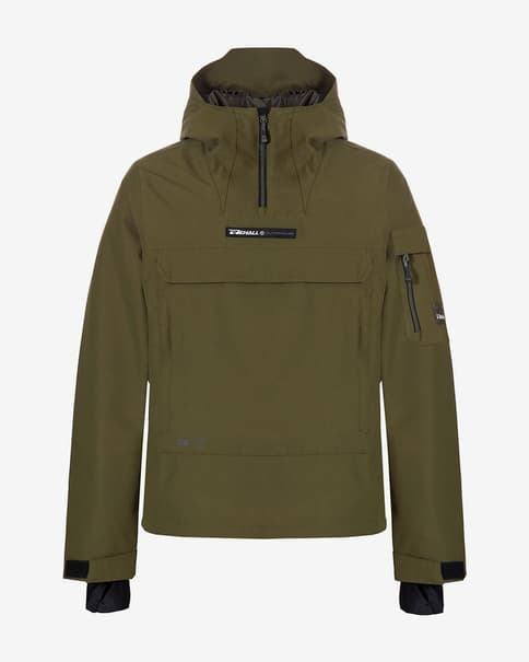 Chaqueta con capucha Rehall TABOR-R verde