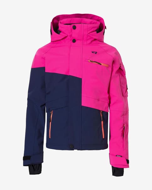 Chaqueta con capucha Rehall TASHA-R-jr azul rosa infantil 