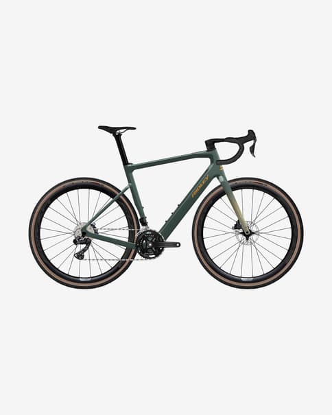 Bicicletta elettrica Ridley E-Grifn Shimano 105 Di2 verde