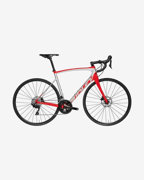 Bicicleta Carretera Ridley Fenix SL Disc Shimano 105 Mix rojo plata