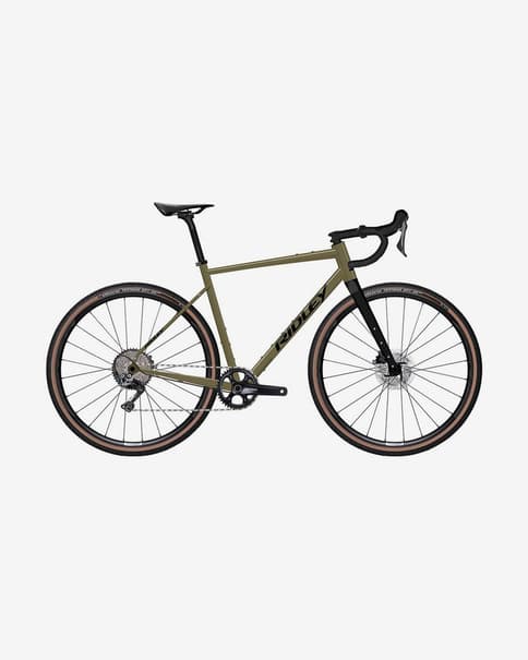 Bicicleta Gravel Ridley Kanzo Adventure Shimano GRX600 verde oscuro
