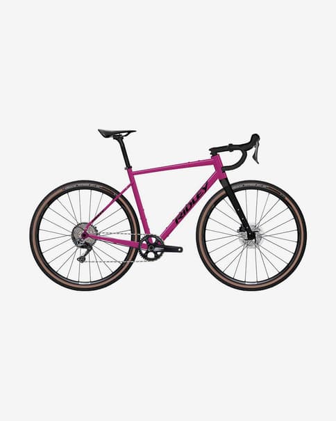 Bicicleta Gravel Ridley Kanzo Adventure Shimano GRX600 lila claro