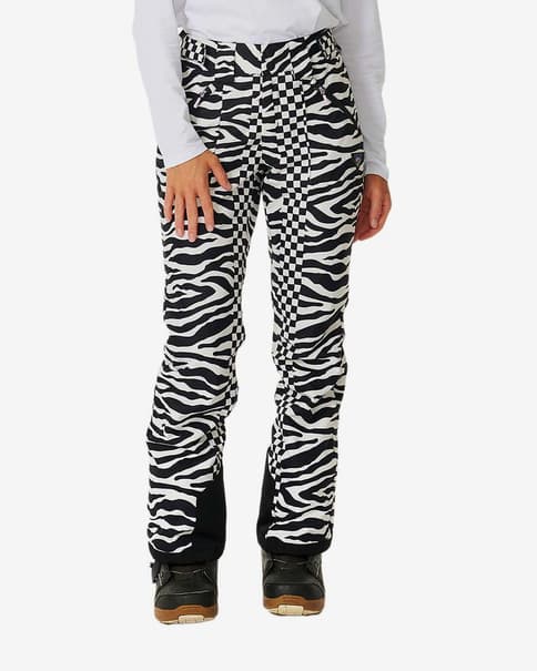 Pantalón largo Rip Curl Rider High blanco negro mujer