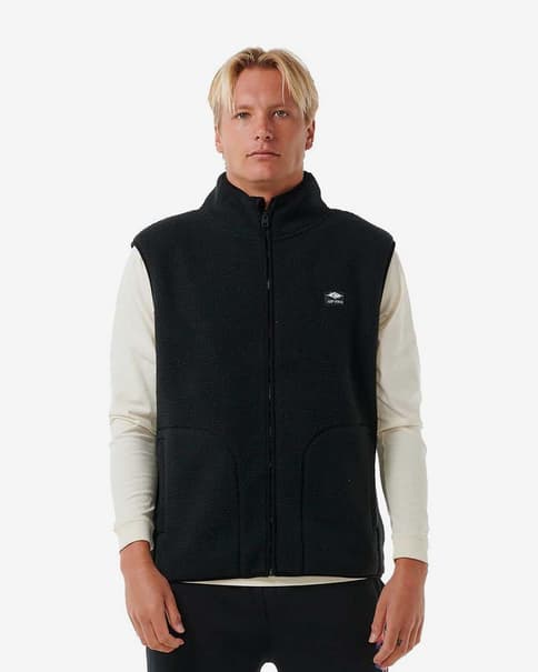 Chaleco Rip Curl Quest Polar negro puro
