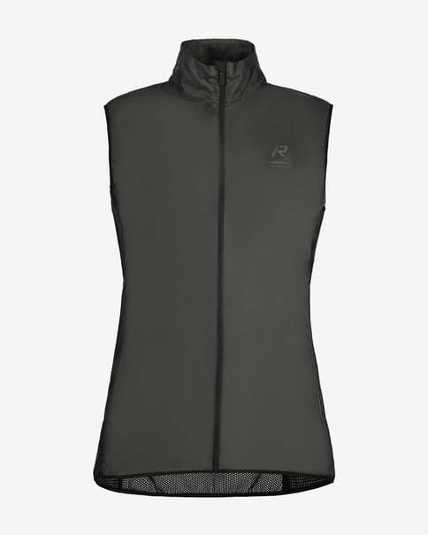 Chaleco Rukka Maisaari negro mujer