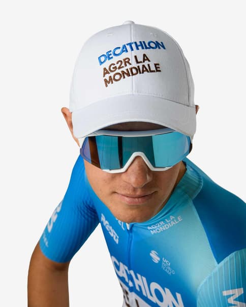 Decathlon-AG2R La Mondiale Kappe schneeweiß