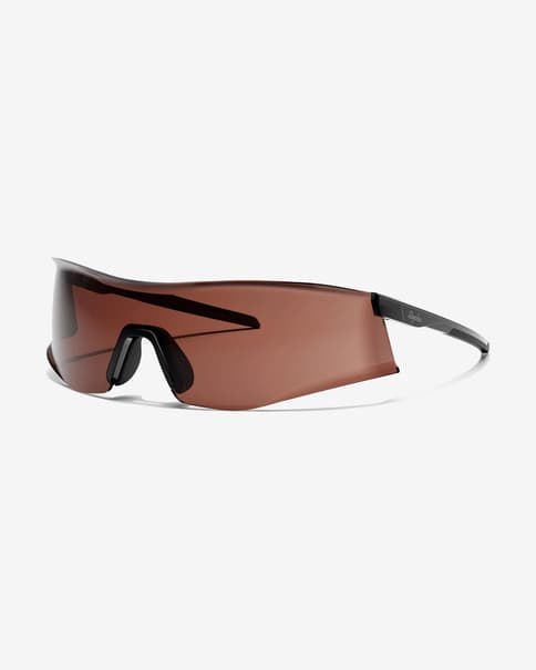 Gafas Rapha Letras negro con lentes marrón