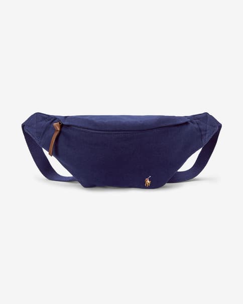 Riñonera Ralph Lauren Canvas azul marino