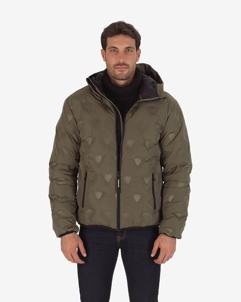 Chaqueta con capucha Rossignol Welded Quilt Shield marrón grisáceo