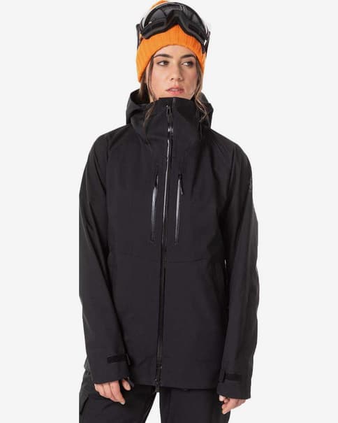 Chaqueta con capucha Rossignol Rallybird negro mujer
