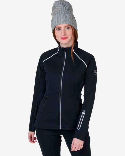 Chaqueta Rossignol Softshell Full Zip negro mujer