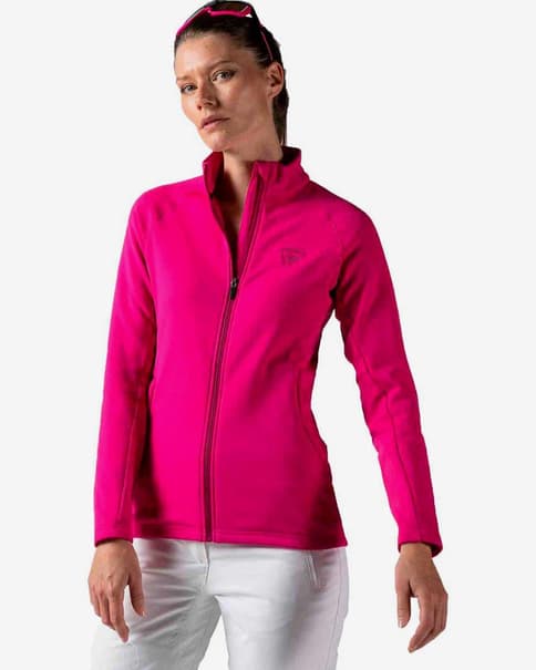 Chaqueta Rossignol Classique Clim Full Zip fucsia mujer