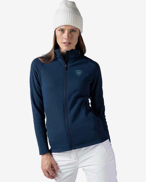 Chaqueta Rossignol Classique Clim Full Zip azul oscuro mujer