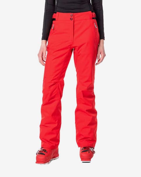Pantalón largo Rossignol Ski PrimaLoft rojo mujer