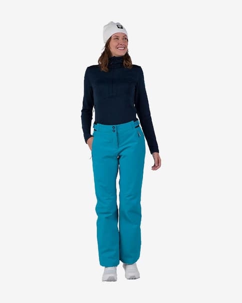 Pantalón largo Rossignol Ski PrimaLoft azul turquesa mujer
