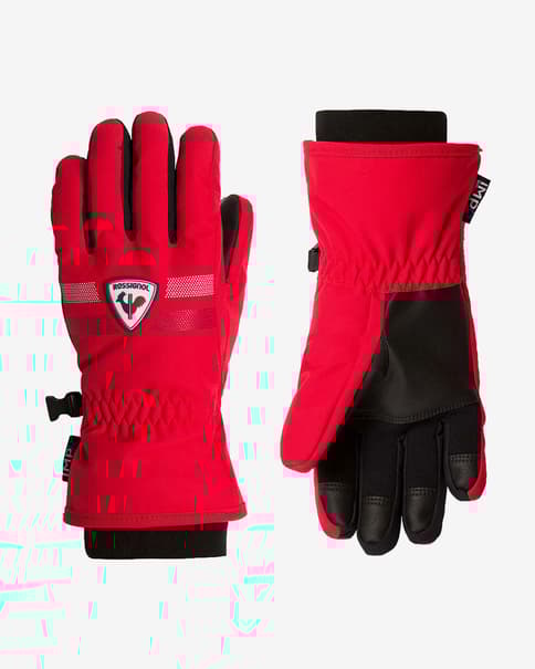 Rossignol Roc Junior Handschuhe dunkelrot/schwarz
