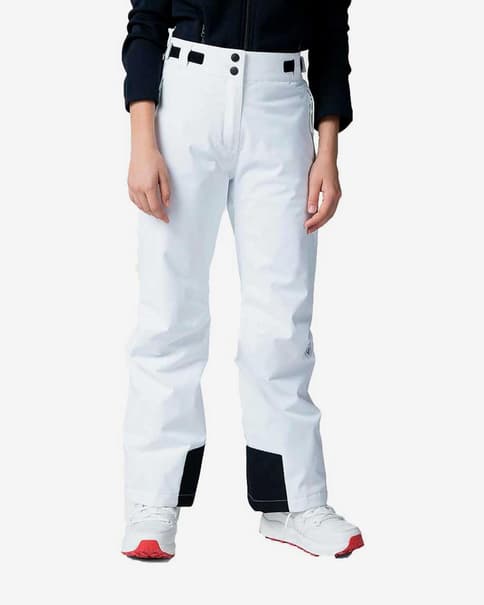 Langer Rossignol Ski Alpine Kinder Skihose in Weiß.