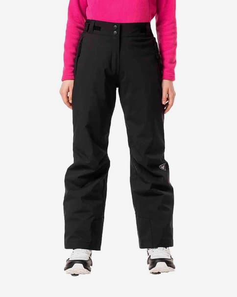 Langer schwarzer Rossignol Ski Alpine Kinderhose.