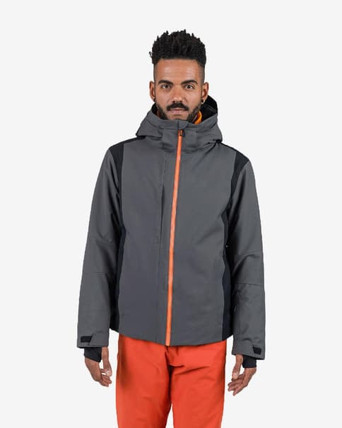Chaqueta con capucha Rossignol Velika gris oscuro naranja