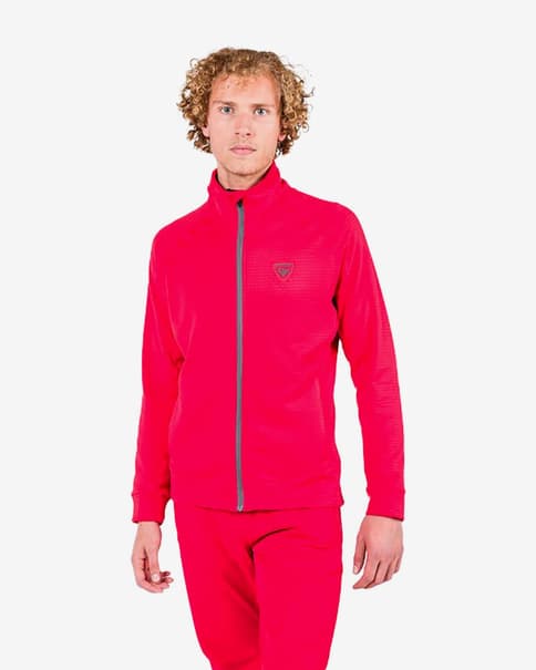 Forro polar Rossignol Blackside Full Zip rojo intenso