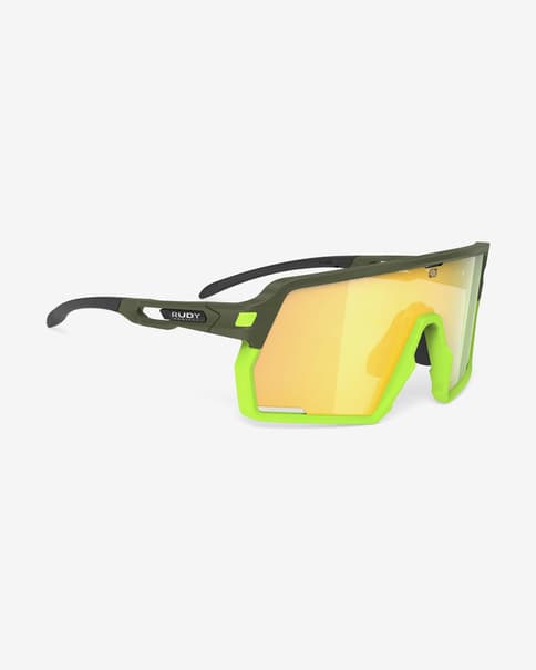 Gafas Rudy Project Kelion verde oliva lente RP Optics Multilaser amarillo