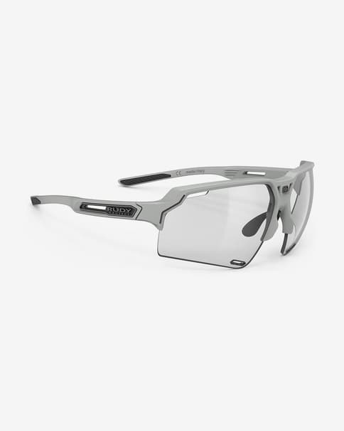 Gafas Rudy Project Deltabeat gris claro con lentes fotocromáticas ImpactX 2 negro