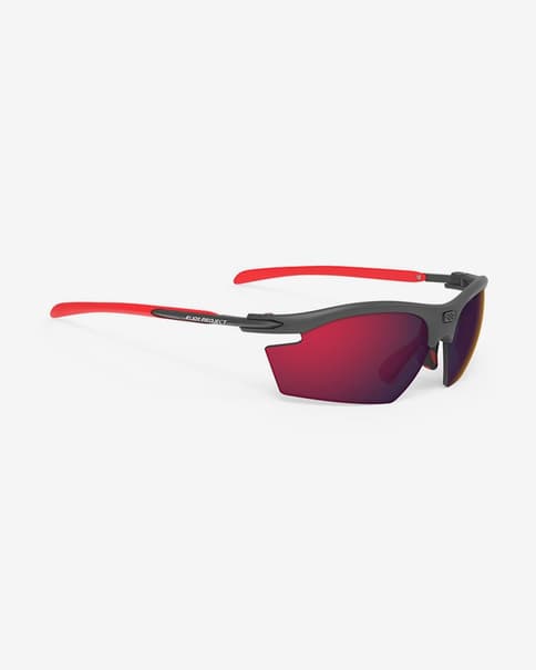 Gafas Rudy Project Rydon rojo negro con lentes RP Optics Multilaser rojo