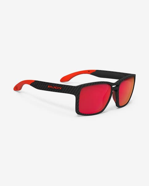 Gafas Rudy Project Spinair 57 carbon rojo con lentes RP Optics Multilaser rojo