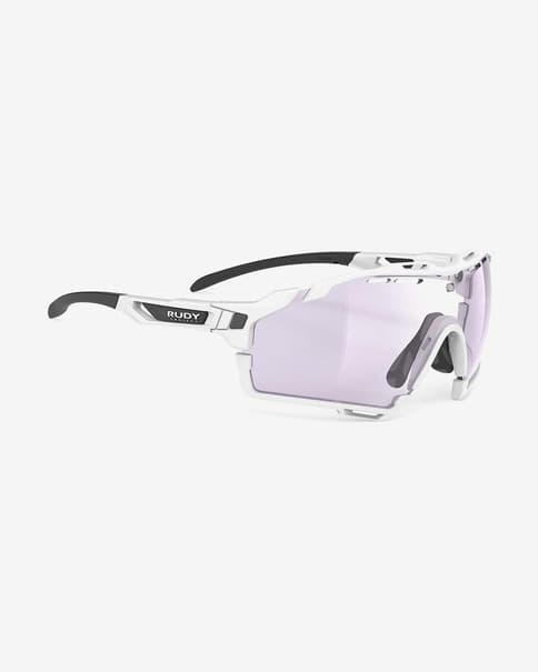 Gafas Rudy Project Cutline blanco negro con lentes fotocromáticas ImpactX 2 lila