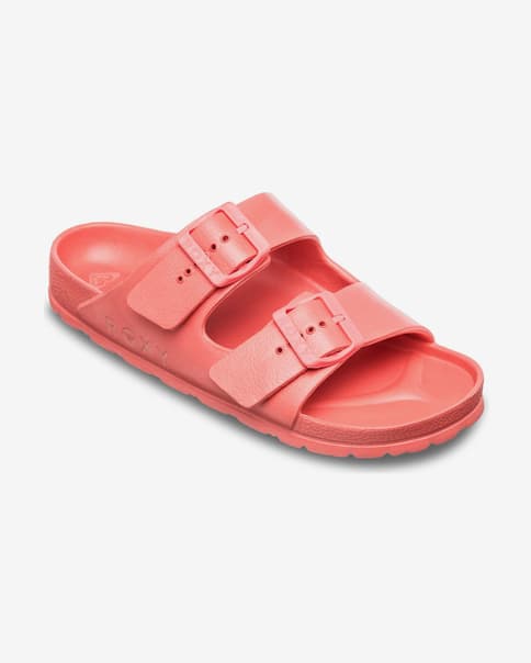 Chanclas Roxy Kattie rojo coral mujer