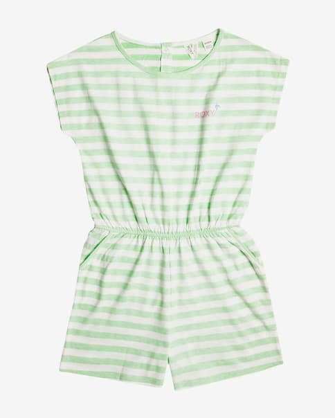 Mono Roxy Turn Up The Sun verde blanco Infantil