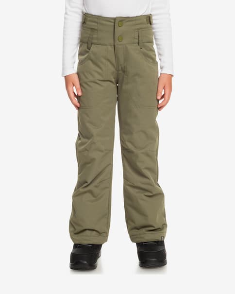 Pantalón largo Roxy Diversion verde oscuro niña