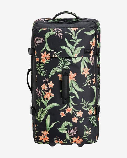 Maleta Roxy Big Souvenir 85.2 L negro verde naranja mujer