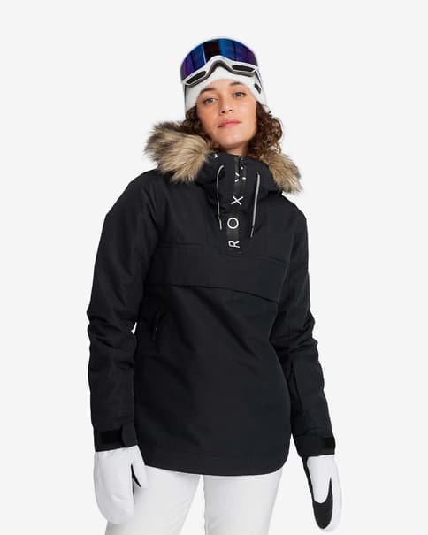 Chaqueta Roxy Shelter negro intenso mujer