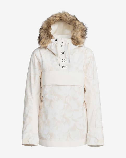 Chaqueta Roxy Shelter blanco rosa mujer